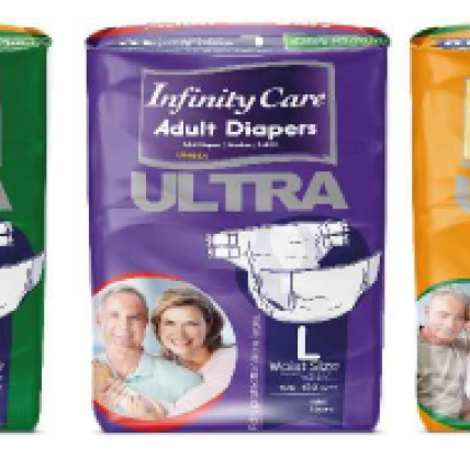 Infinity Care Adult Diapers - S,M,L,XL,XXL